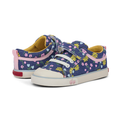 See Kai Run Top Pick | Kristin Blue Denim/Floral