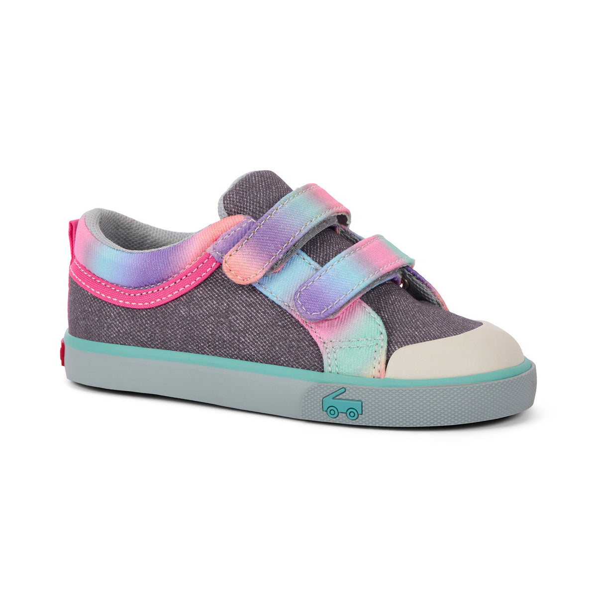 See Kai Run Essential | Robyne Gray Denim/Rainbow