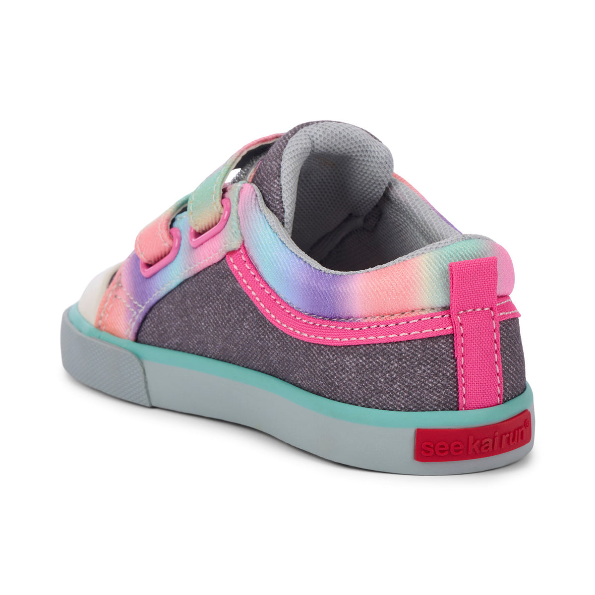 See Kai Run Essential | Robyne Gray Denim/Rainbow