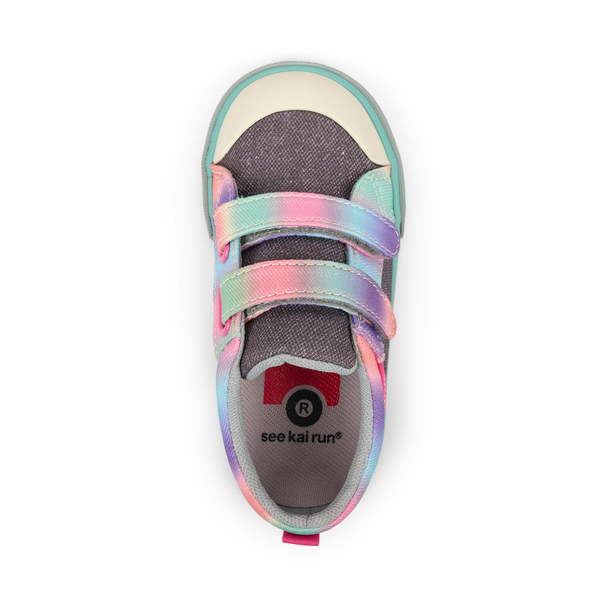 See Kai Run Essential | Robyne Gray Denim/Rainbow