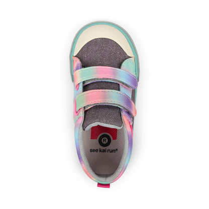 See Kai Run Essential | Robyne Gray Denim/Rainbow