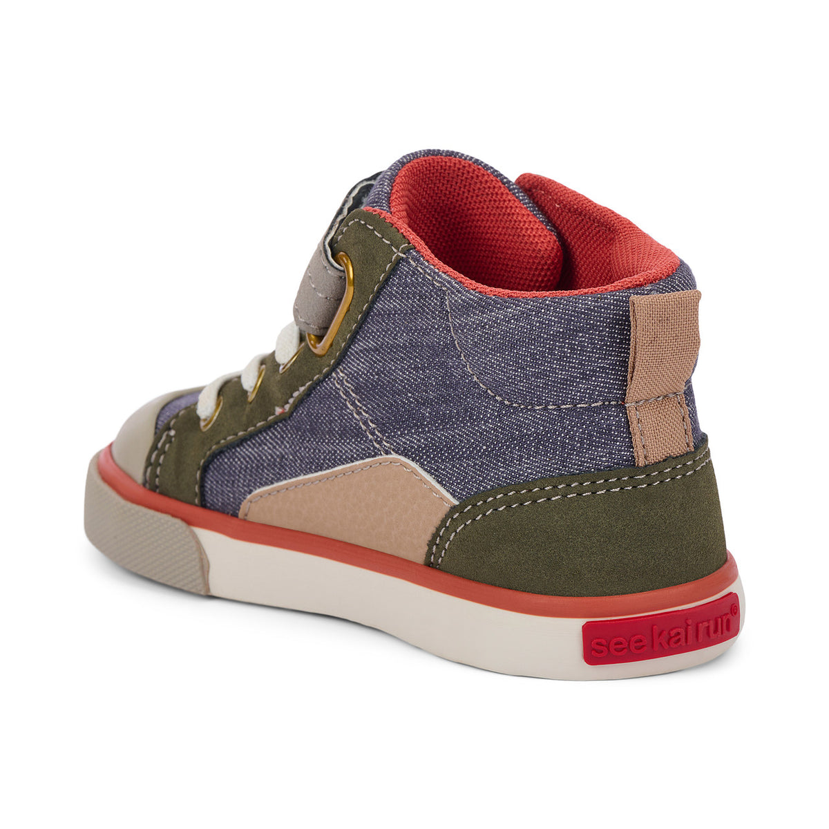 See Kai Run Quality | Dayton Gray Denim/Olive