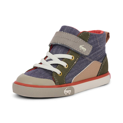 See Kai Run Quality | Dayton Gray Denim/Olive