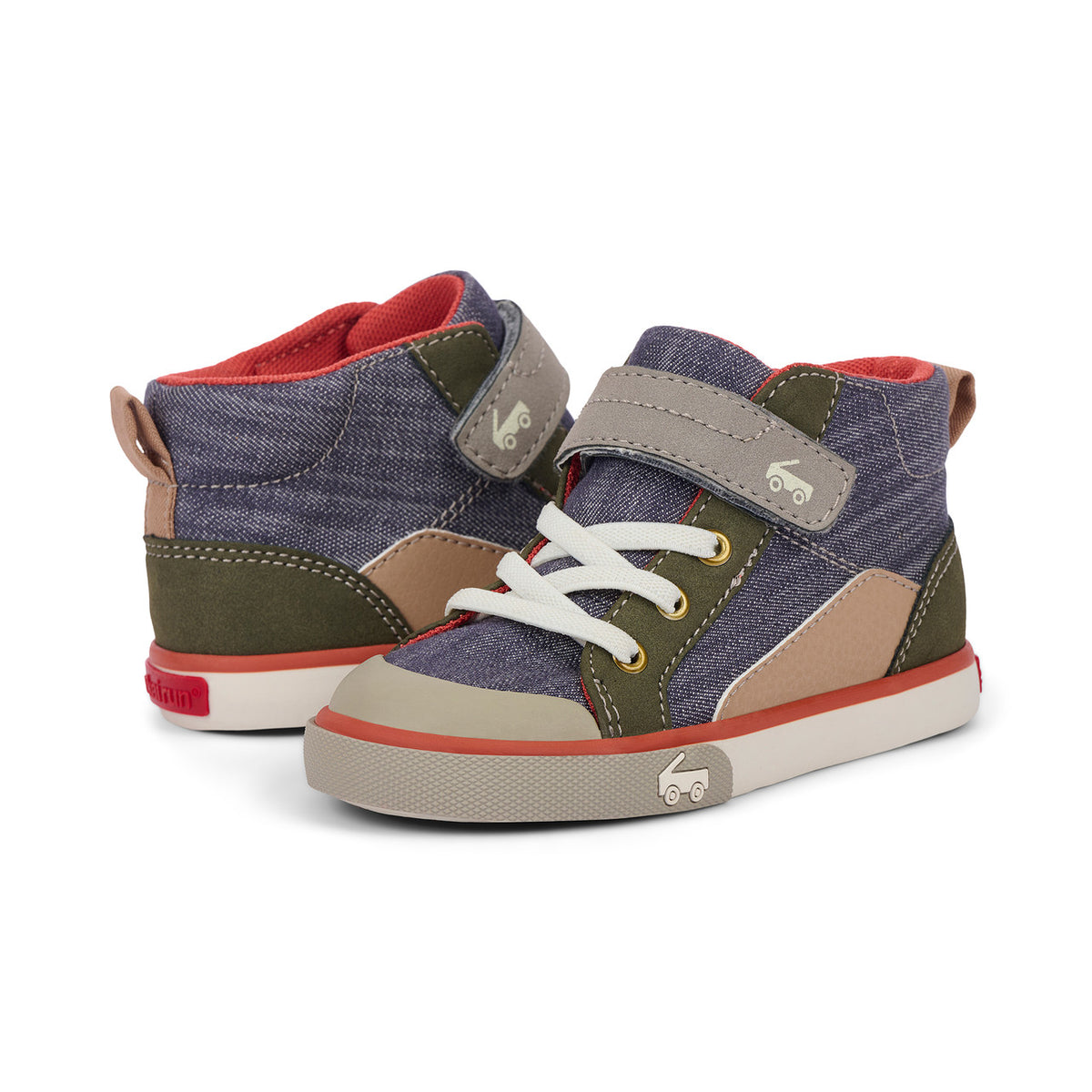 See Kai Run Quality | Dayton Gray Denim/Olive