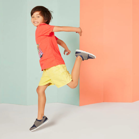 See Kai Run New | Ryder FlexiRun™ Blue/Gray